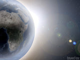 background showing world in space background showing world in space