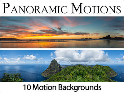 panoramic motion backgrounds collection