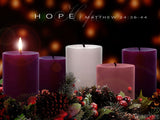 advent traditional pillars hope candle
