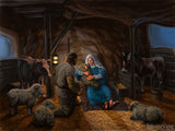 christmas illustrations jesus stable prophecy fulfilled