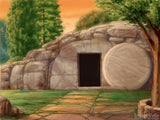 easter illustration the empty tomb
