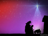 mary joseph and child christmas story backgrounds