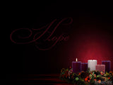 the traditional advent wreath hope