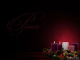 the traditional advent wreath peace