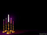 a traditional advent candle set week 3
