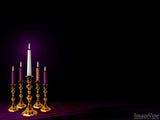 a traditional advent candle set week 5