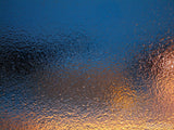 back lit ice on a window