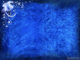 bells of christmas on blue background