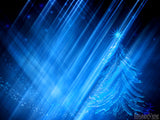 abstract christms tree sparkles and blue background