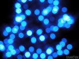 christmas background blue twinkling lights