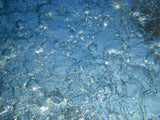 water bubbles in light blue