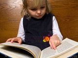 child reading the bible