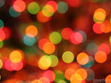 all the colors of christmas lights background