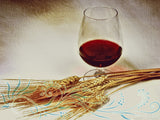 the elements of communion wine wheat bread