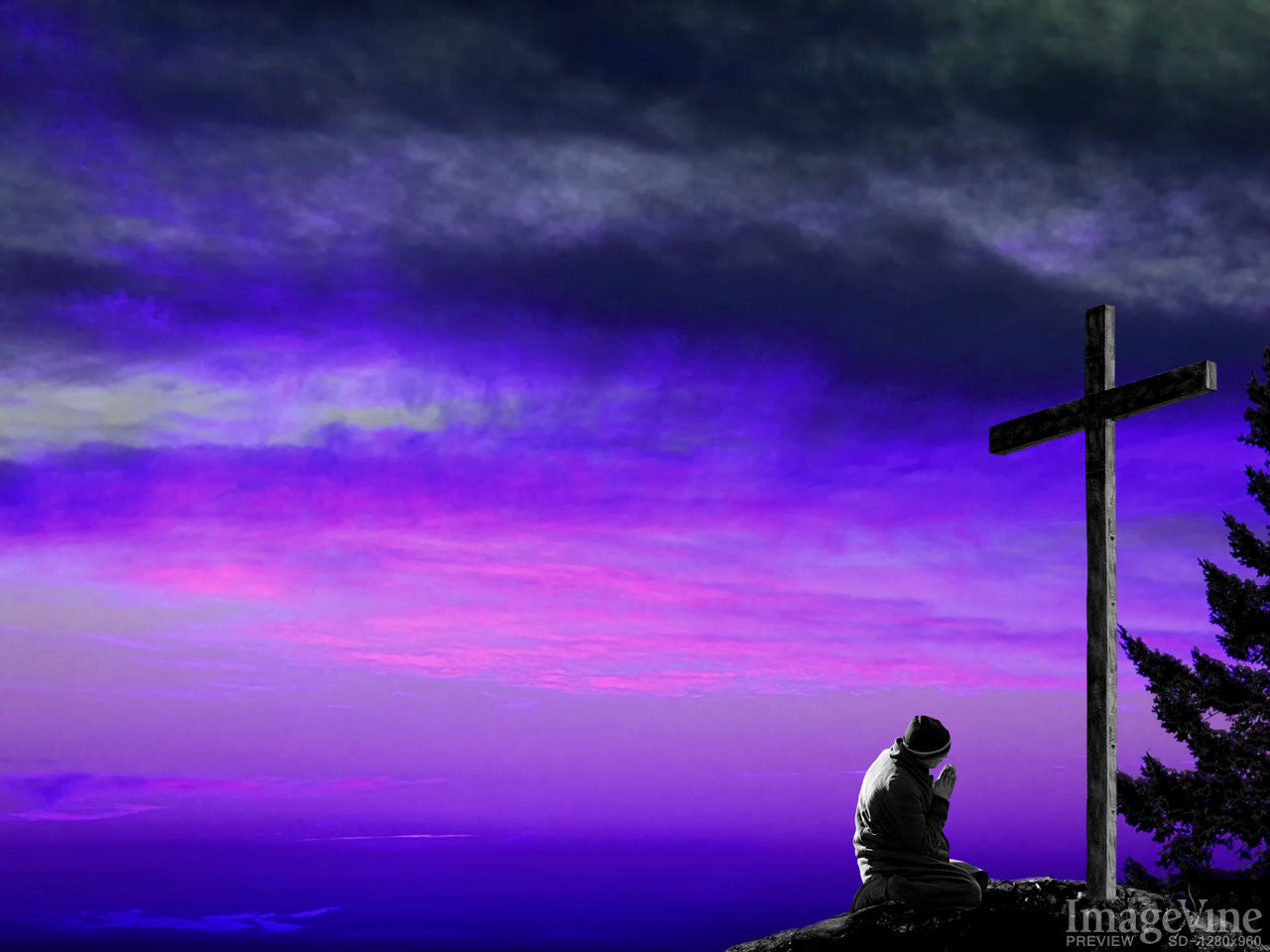 Cross Powerpoint Background