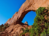 a unique view of window arch Utah