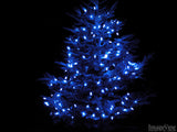 backgrounds for christmas outdoor blue lights tree