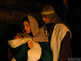 mary and joseph with jesus at the inn