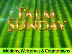 Palm Sunday, motion, backgrounds, easter