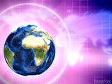 planet earth background in pink