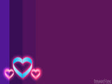simple background with purple hearts