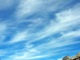 sky and cirrus clouds