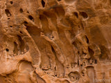 stocks of rock in eroded sandstone
