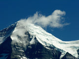 the mountain peak