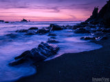 Sunset Backgrounds violet shores sand waves