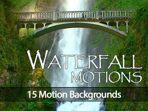 waterfall motion backgrounds