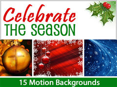 Celebrate the Season Motion Backgrounds Collection