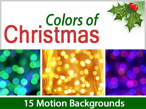 Colors of Christmas Motion Backgrounds