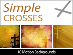 Simple Crosses Motion Backgrounds Collection