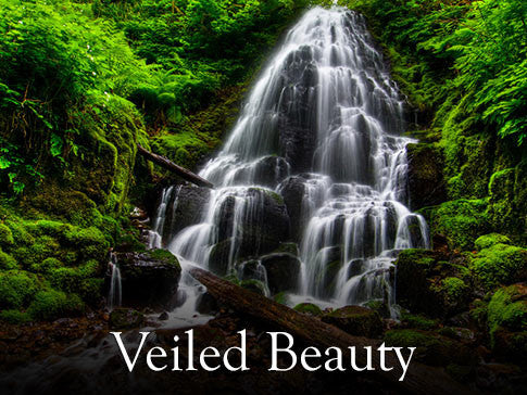 Veiled Beauty Waterfall Backgrounds Collection